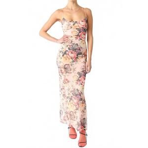 NEW OLIVACEOUS fiona floral dress in blush
